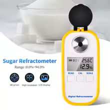 Digital Portable Refractometer with ATC, IP65. 5 in 1 WHILET INSTRUMENTS